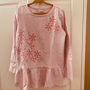 Gymboree long sleeves snowflakes shirt